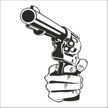 Technopa Silahlar Folyo Sticker 7 40 cm Uzunluk