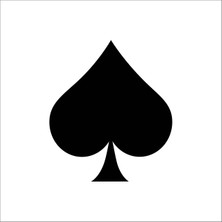 Technopa Maça İskambil Kağıdı Folyo Sticker 12 160 cm Uzunluk