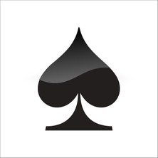 Technopa Maça İskambil Kağıdı Folyo Sticker 13 80 cm Uzunluk