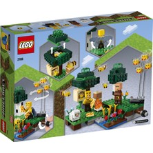 LEGO Minecraft# Arı Çiftliği 21165 Arıcı; Harika Arı ve Koyun Figürleri İçeren Minecraft Aksiyon Oyuncağı (238 Parça)