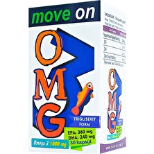 Move On Probiyotik + Omega 3 + Vitamin B12 (3ü1 Arada)