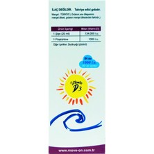 Move On Vitamin D 1000 i.u. 20 ml Sprey (134 Doz)