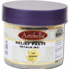 Artebella Rölyef Pasta Metalik 50 cc İnci