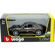 Bburago 1:24 Porsche 911 Carera S Kahverengi Model Araba