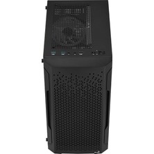 Aerocool Trinity Mini V2 3xFRGB Fanlı FRGB LED Fanlı Mesh Ön Panel Temperli Cam Yan Panel USB 3.0 mATX Bilgisayar Kasası (AE-TRI-V2)