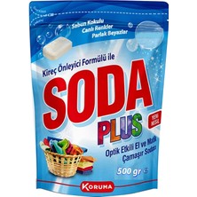 Soda Plus Optik Etkili El ve Matik Çamaşır Sodası 500 gr