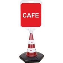 Burada Reklam ve Medikal Cafe Reklam Uyarı Yönlendirme Dubası 1 Adet A+ Plastik