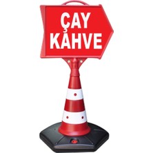 Burada Reklam ve Medikal Çay Kahve Reklam Uyarı Yönlendirme Dubası 1 Adet A+ Plastik