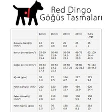 Red Dingo Klasik Pembe Göğüs Tasması 15MM