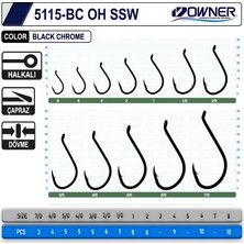 Owner 5115 Oh Ssw Black Chrome iğne