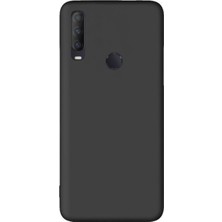 KZY Alcatel 1s 2020 Kapak Silikon Lux Kılıf Siyah