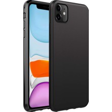 KZY APPLE iPhone 11 Kapak Silikon Lux Kılıf Siyah