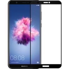 KZY Huawei P Smart Tam Kaplayan Temperli Ekran Koruyucu Cam Şeffaf