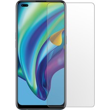 KZY Oppo Reno 4 Lite Temperli Ekran Koruyucu Kırılmaz Cam Ekonomik 5'li Paket Şeffaf