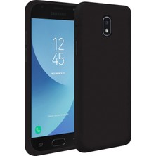 KZY SAMSUNG Galaxy J7 Pro Kapak Silikon Lux Kılıf Siyah