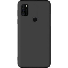KZY SAMSUNG Galaxy M21 Kapak Silikon Lux Kılıf Siyah