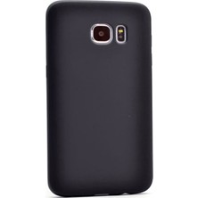 KZY SAMSUNG Galaxy S7 Edge Kapak Silikon Lux Kılıf Siyah