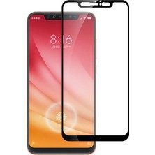 KZY Xiaomi Mi 8 Pro Tam Kaplayan Temperli Ekran Koruyucu Cam Şeffaf