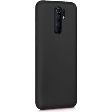 KZY XİAOMİ Redmi 9 Kapak Silikon Lux Kılıf Siyah