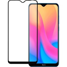 KZY Xiaomi Redmi Note 8T Tam Kaplayan Temperli Ekran Koruyucu Cam Şeffaf