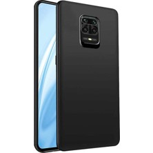 KZY XİAOMİ Redmi Note 9 Pro Kapak Silikon Lux Kılıf Siyah