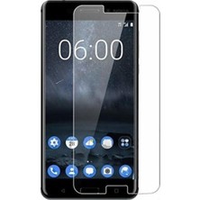 KZY Nokia 6 Temperli Ekran Koruyucu Kırılmaz Cam Ekonomik 3'lü Paket Şeffaf