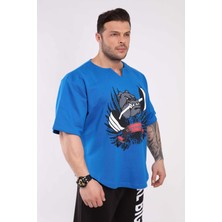Big Sam Oversize Antrenman Tişörtü Kalın Cardio Rag Top Big Sam 3209