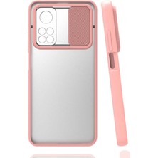 Noktaks Kilifone - Xiaomi Mi 10T 5g Uyumlu Kılıf Slayt Sürgülü Arkası Buzlu Lensi Kapak