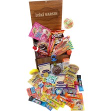 Nostaljik Lezzetler Ahşap Hediye Kutusu Küçük Boy ( Iyi Ki Varsın )