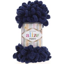Alize Puffy El Örgü Ipi 58 Lacivert