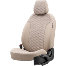 Otom Seat Altea Xl 2004-2015 Özel Üretim Koltuk Kılıfı Amsterdam Design Tay Tüyü Bej