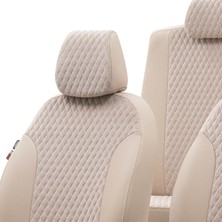 Otom Seat Altea Xl 2004-2015 Özel Üretim Koltuk Kılıfı Amsterdam Design Tay Tüyü Bej