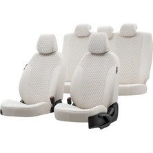 Otom Seat Cordoba 2003-2009 Özel Üretim Koltuk Kılıfı Amsterdam Design Tay Tüyü Fildişi