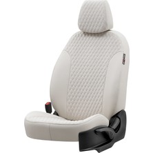 Otom Seat Cordoba 2003-2009 Özel Üretim Koltuk Kılıfı Amsterdam Design Tay Tüyü Fildişi