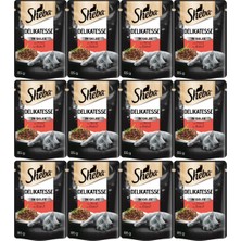 Sheba Sheba® Sığır Etli Yaş Kedi Maması 85 gr (12 Adet)