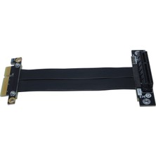 JustQuality ADTLINK PCI-e X4 90 Derece Açı Dönüştürücülü Uzatma Kablosu 10 cm