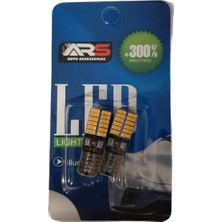 Ars 24 LED T10 Turuncu Canbus Ampul 2 Li Takım