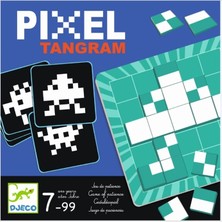 Djeco Pixel Tangram Dikkat, Görsel Algılama ve Zeka Oyunu 7+ Yaş