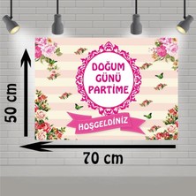 Parti Furyası Bahar Gülleri  Branda Afiş