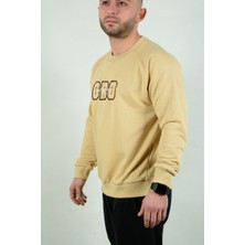 Gymgarage - Qualıfer Sweatshirt Bej