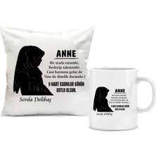 Nil Hediye 8 Mart Dünya Kadınlar Günü Kupa Bardağı ve Yastığı Hediye Seti