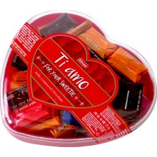 Elvan Tiamo Sütlü Çikolata -Kalp Kutu 150G.