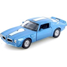 Welly 1970 Pontiac Firebird Trans Am Mavi 1:24 Model Araba