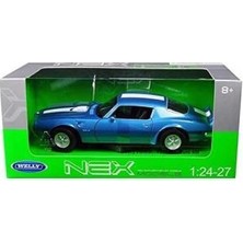 Welly 1970 Pontiac Firebird Trans Am Mavi 1:24 Model Araba