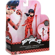 Miraculous 19CM Figür Oyuncak Lucky Charm Ladybug +Mini Figür Hediye