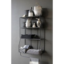 Wess Dizayn Metal Havluluk Banyo & Mutfak Duvar Rafı WD-218