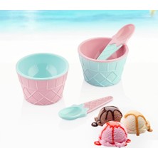 Qlux Ideas Karnaval Dondurma Seti 4 Adet L-00612