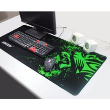 Gamingpadci 70 x 30 cm Tiger Dikişli Kaydırmaz Taban Speed Mouse Pad Oyuncu Gaming