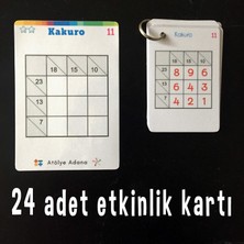 Atölye Adana Kakuro - Matematik Akıl Zeka Mantık Bilsem Hazırlık Oyunu