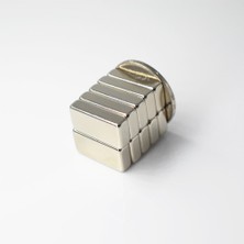 Mıknatıs Market 4 Adet 20 x 10 x 5 mm Dikdörtgen Neodyum Mıknatıs Boy 20 mm En 10 mm Kl. 5 mm